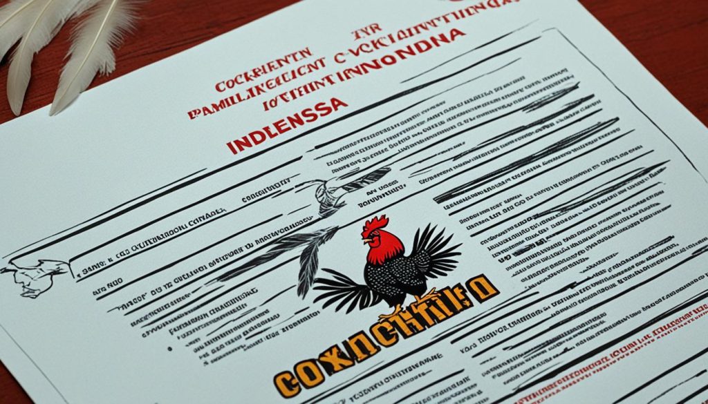 Legalitas dan regulasi judi sabung ayam di Indonesia